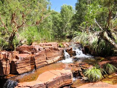 Pool above Fortescue Falss, Karijini Nation Park, Western Australia